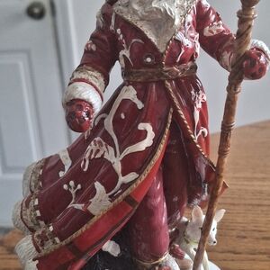 Fitz and Floyd Red Santa Figurine